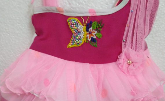 Learn to stitch Elegant baby frock